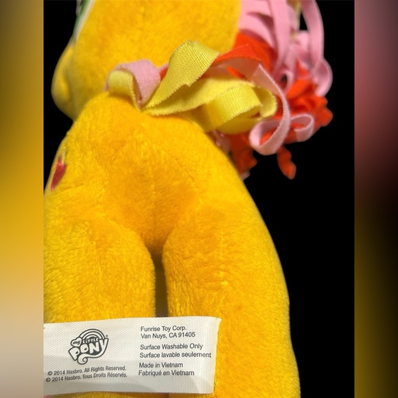 2014 Hasbro My Little Pony Apple Jack plush stuffy approx 11 inch used some fade - Picture 7 of 9